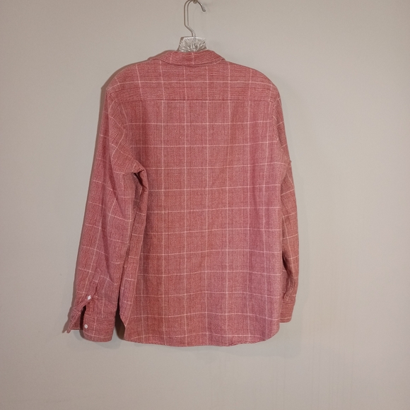 Frank & Eileen Soft 100% Cotton Eileen Plaid Relaxed Button-Up Shirt Size L - Picture 2 of 4